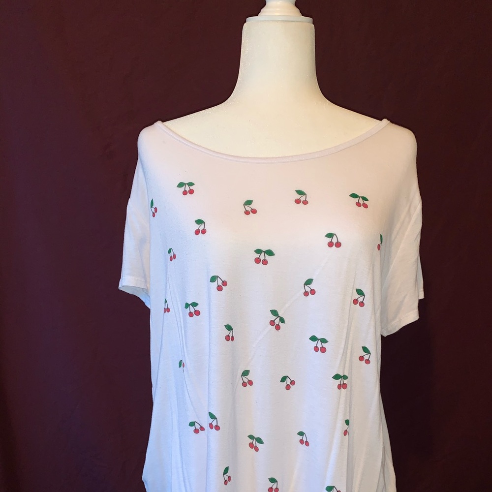 White cherries top